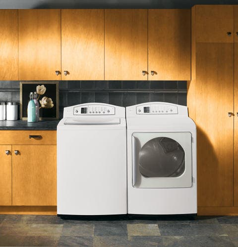 GE WPGT9150HWW White on White