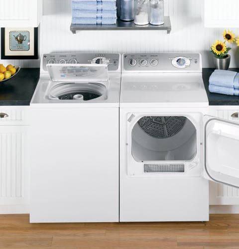 GE DWSR463GGWW 27" Gas Dryer