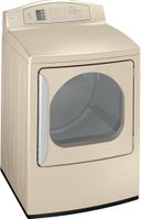 27" Gas Dryer with 7.1 cu. ft. Capacity, Multiple Cycles, Push Button Controls and Stainless Steel Drum