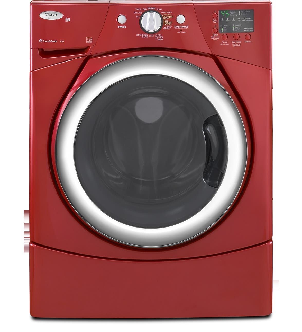 Whirlpool WFW9250WR Cranberry Red