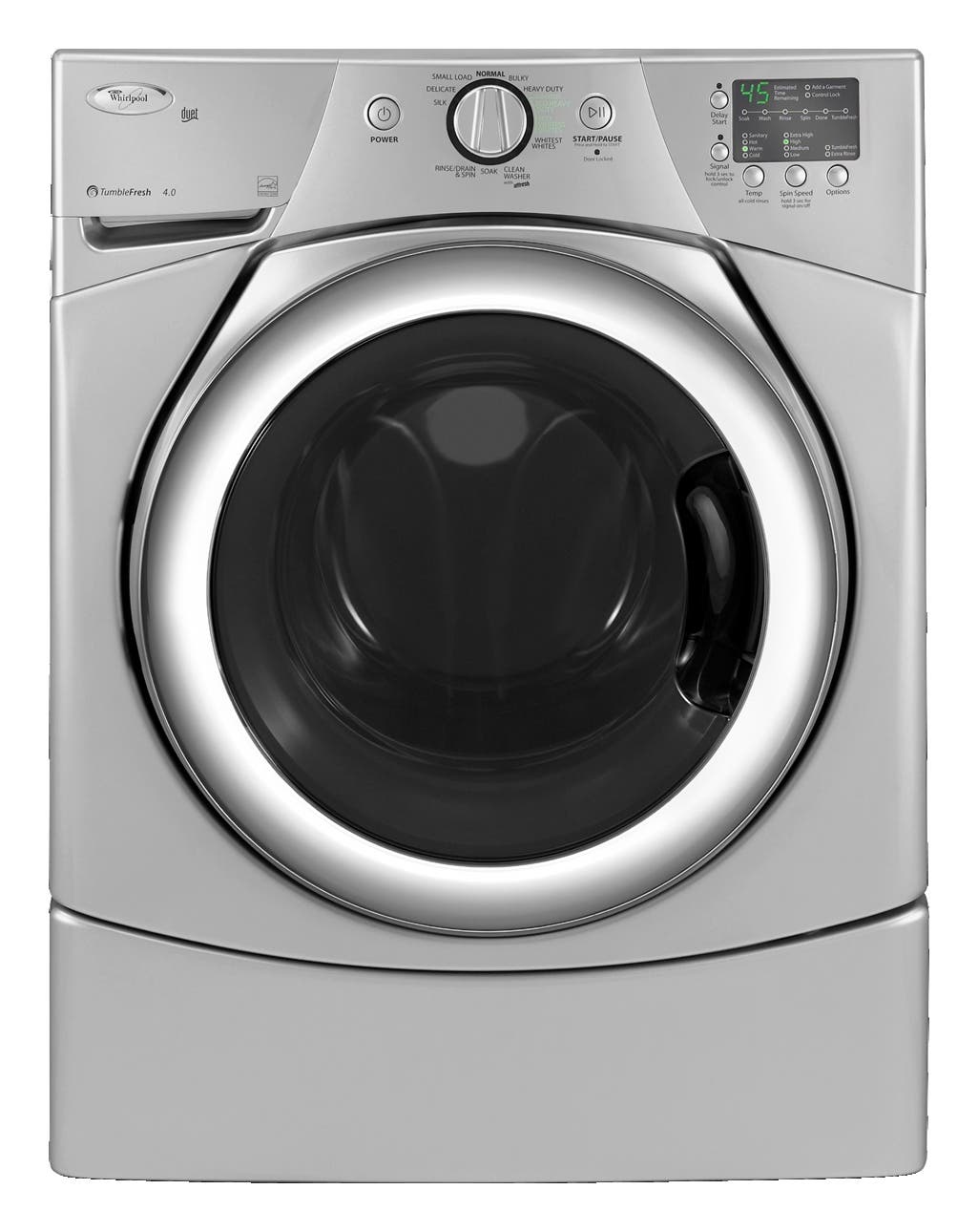 Whirlpool WFW9250WL Lunar Silver