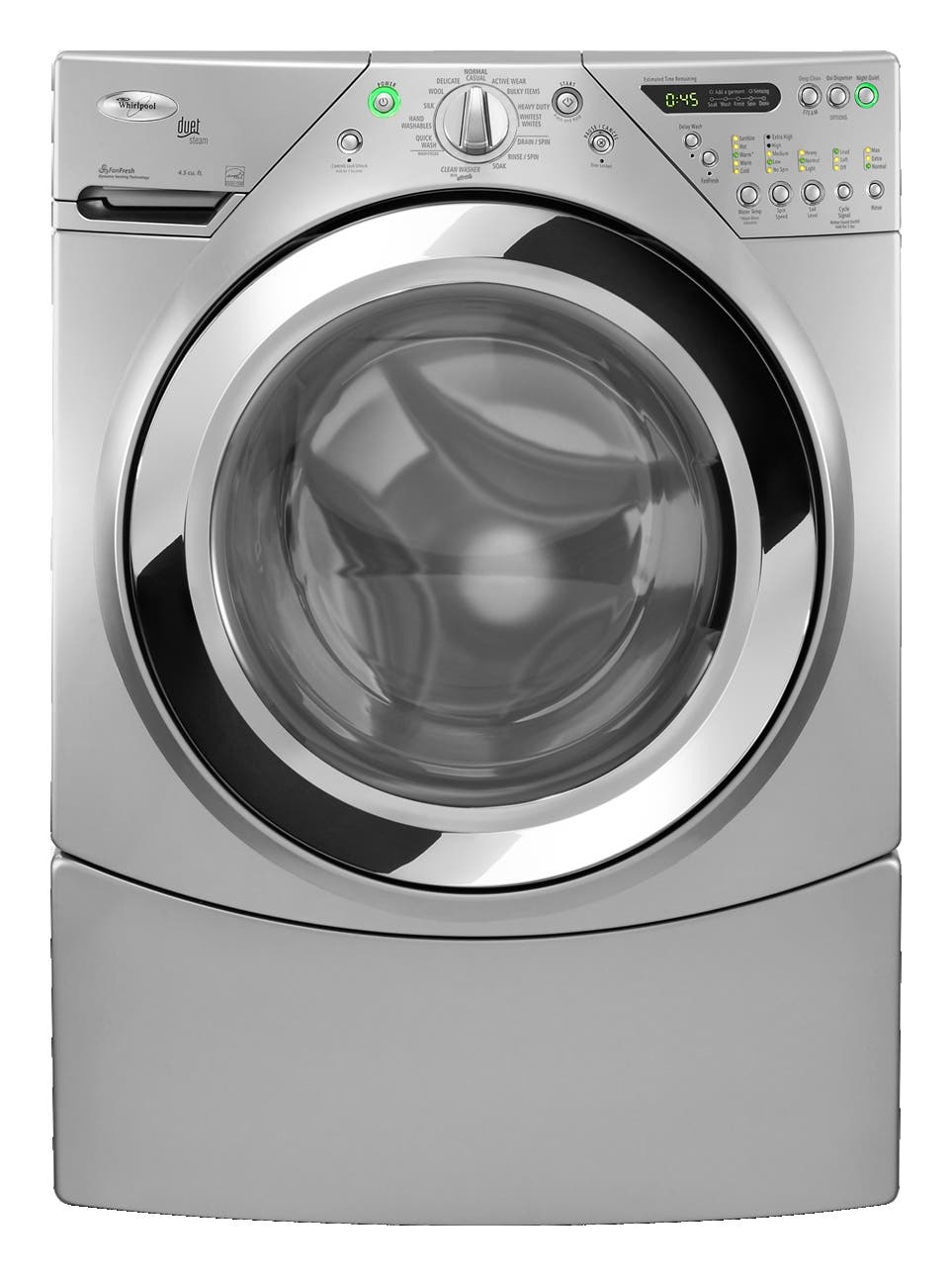 Whirlpool WFW9750WL Lunar Silver