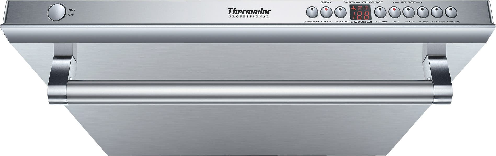 Thermador DWHD630GCP Stainless Steel with Chiseled Door and Pro Handle