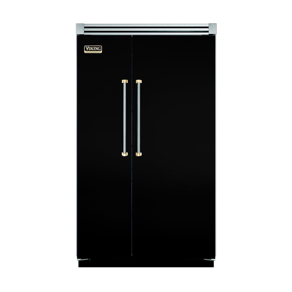 Viking VCSB548BKBR Black with Brass Accent