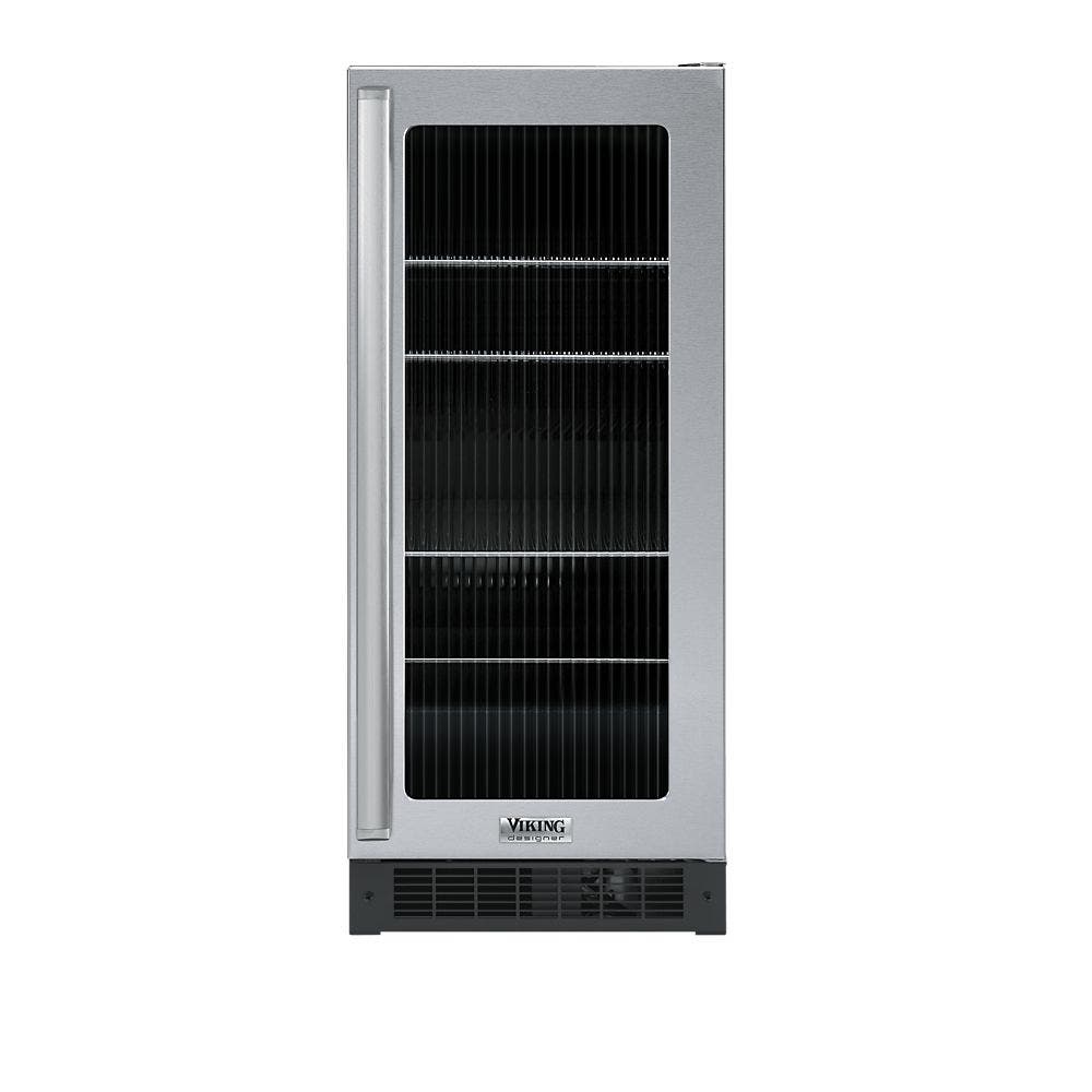 Viking DUAR1541FRSS Fluted Glass Door, Right Hinge Door Swing
