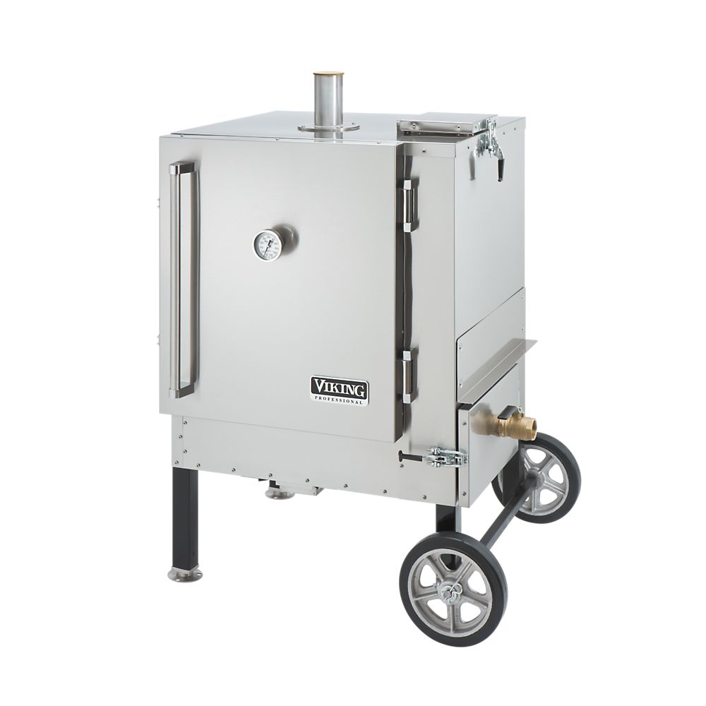 Viking VCPS303SS 30 Inch Portable Outdoor Gravity Feed Charcoal Smoker