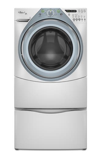 Whirlpool WFW9400SW White with Brushed Chrome Accents