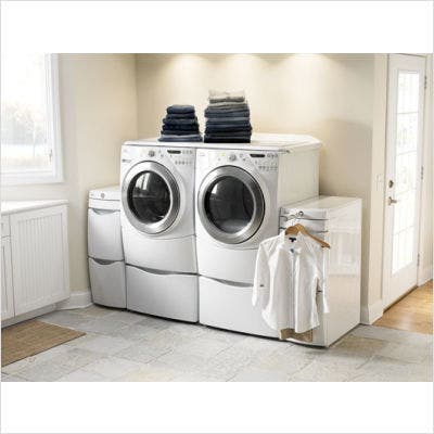 Whirlpool WFW9400SW White with Brushed Chrome Accents
