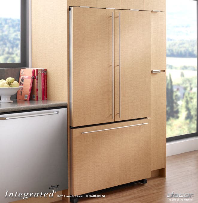Dacor IF36BNNFSF 19.8 cu. ft. Counter-Depth French Door Refrigerato...