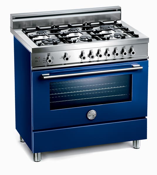 Bertazzoni X365GGVBL Blue, Natural Gas