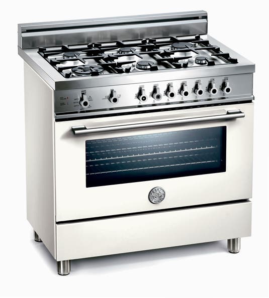 Bertazzoni X365GGVBI Pure White, Natural Gas