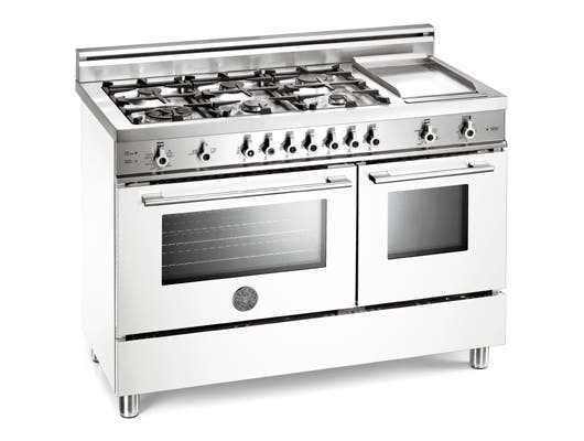 Bertazzoni X486GGGVBI Pure White, Natural Gas