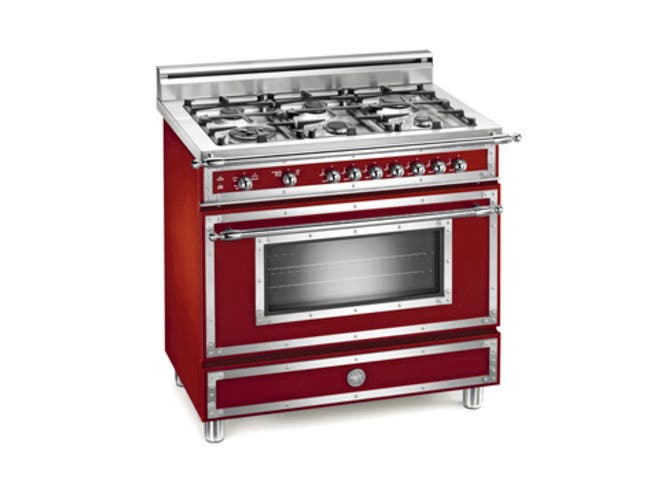 Bertazzoni H366GGVVI Matte Burgundy, Natural Gas