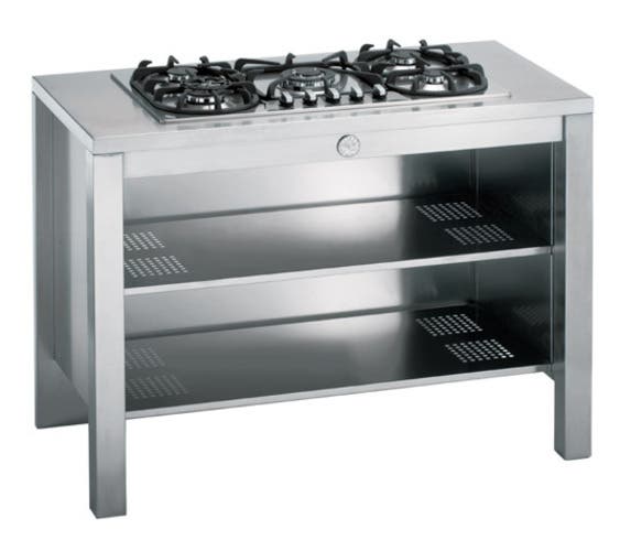 Bertazzoni L4890X Stainless Steel with 2 Shelves