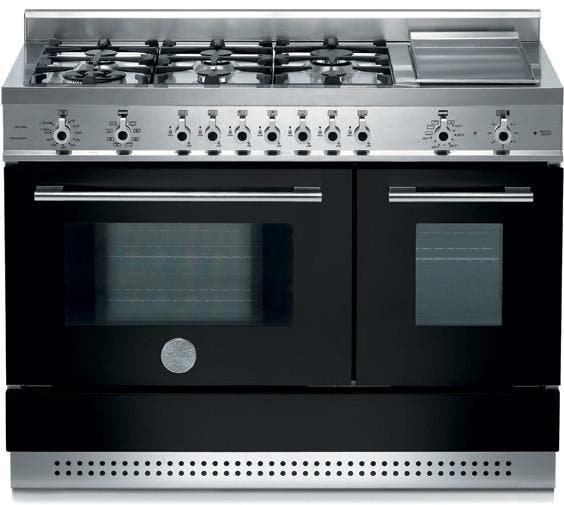 Bertazzoni X486GPIRNE Black, Natural Gas