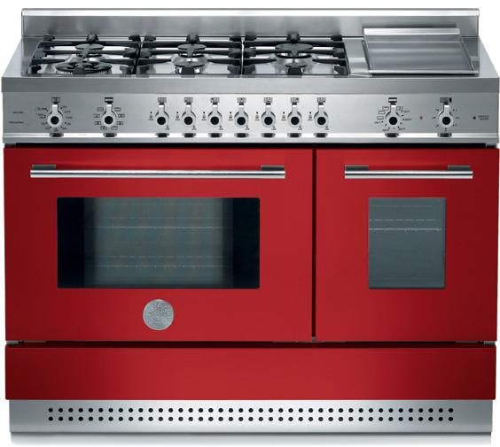 Bertazzoni X486GPIRRO Red, Natural Gas
