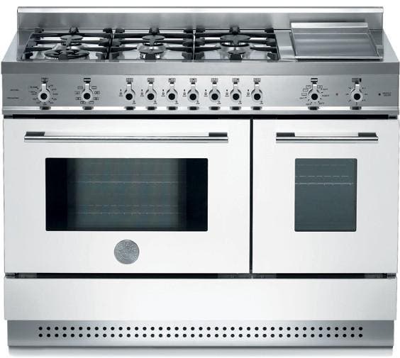 Bertazzoni X486GPIRBI White, Natural Gas