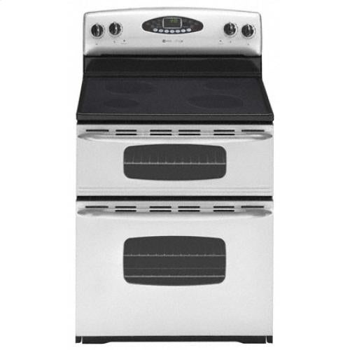 Maytag MER6751AAS 30" Freestanding Smoothtop Electric Double Oven Range