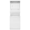 27" Electric Laundry Center with 2.6 cu. ft. Washer Capacity, 9 Wash Cycles and 5.9 cu. ft. Dryer Capacity, 6 Dry Cycles