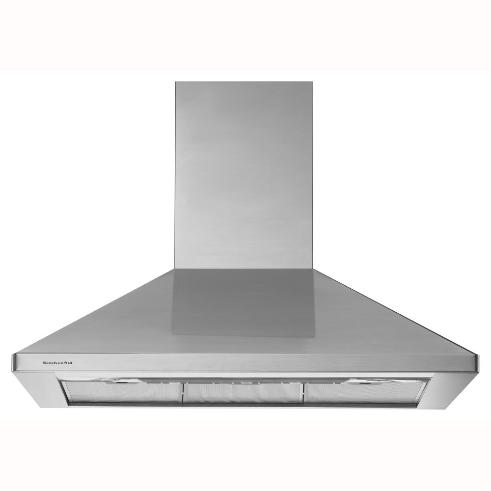 KitchenAid KWCS160WSS 36" Wall Mount Canopy Hood with 500 CFM Internal Blower, 3Speed Fan