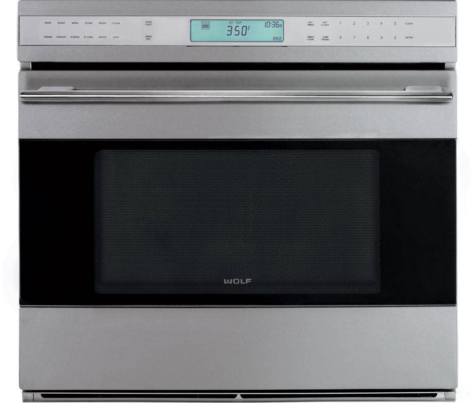 Wolf SO302USTH Unframed Stainless Steel with Tubular Handle