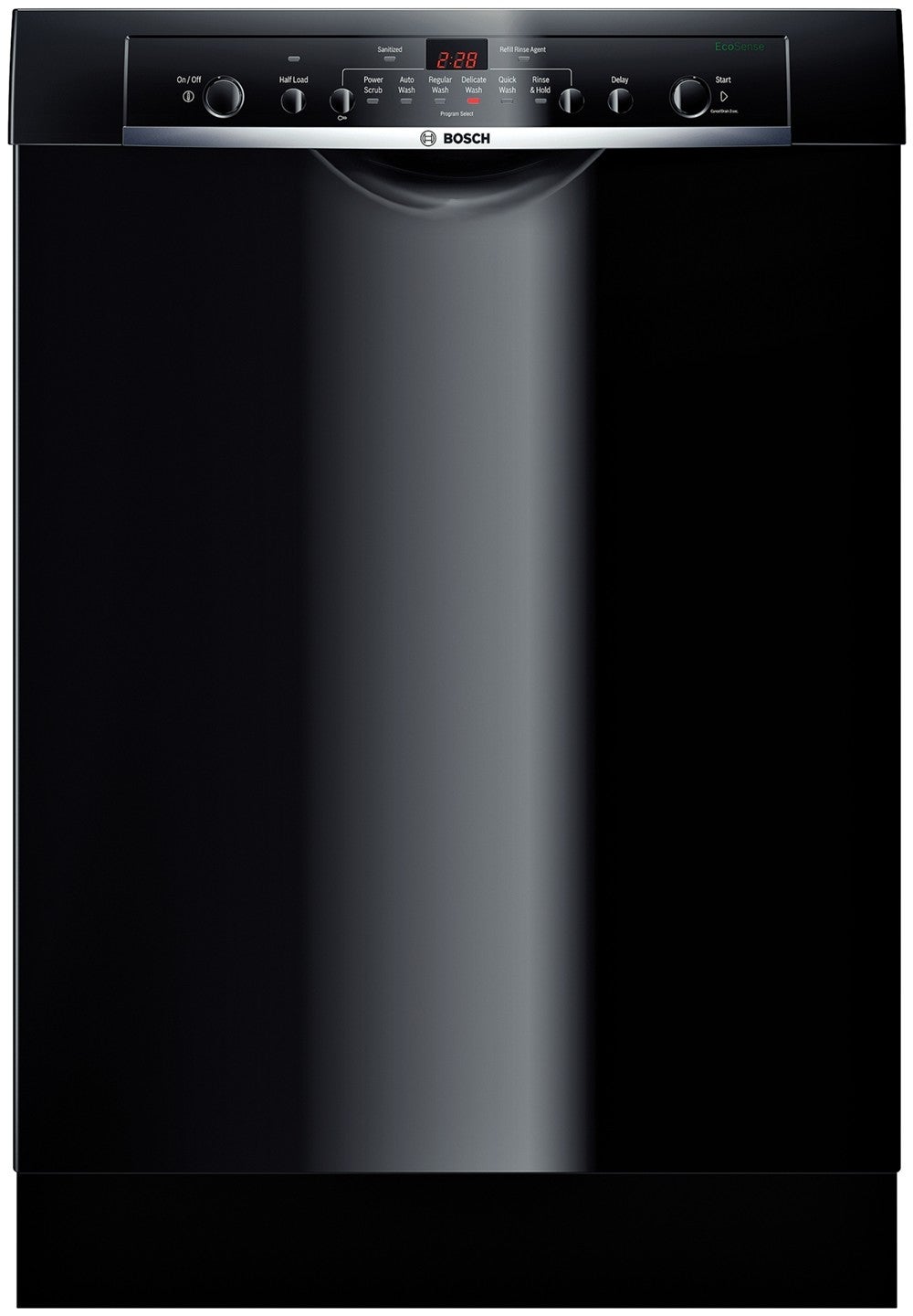 Bosch SHE6AP06UC Full Console Dishwasher with 6 Wash Cycles, Nylon Coated Racks, 2 Small Item