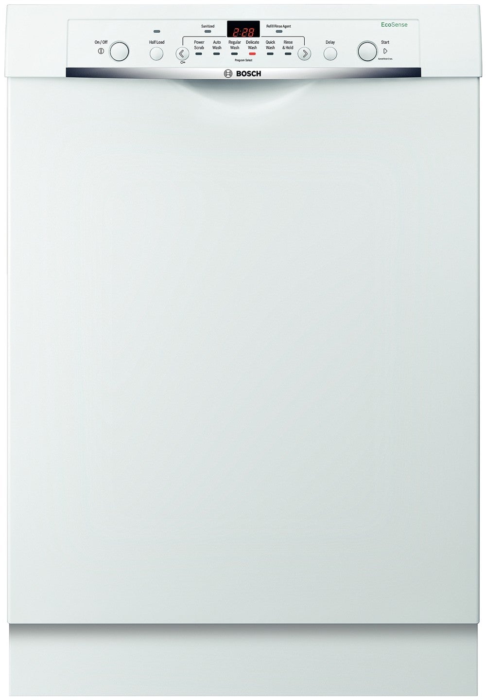 Bosch SHE6AP02UC Full Console Dishwasher with 6 Wash Cycles, Nylon