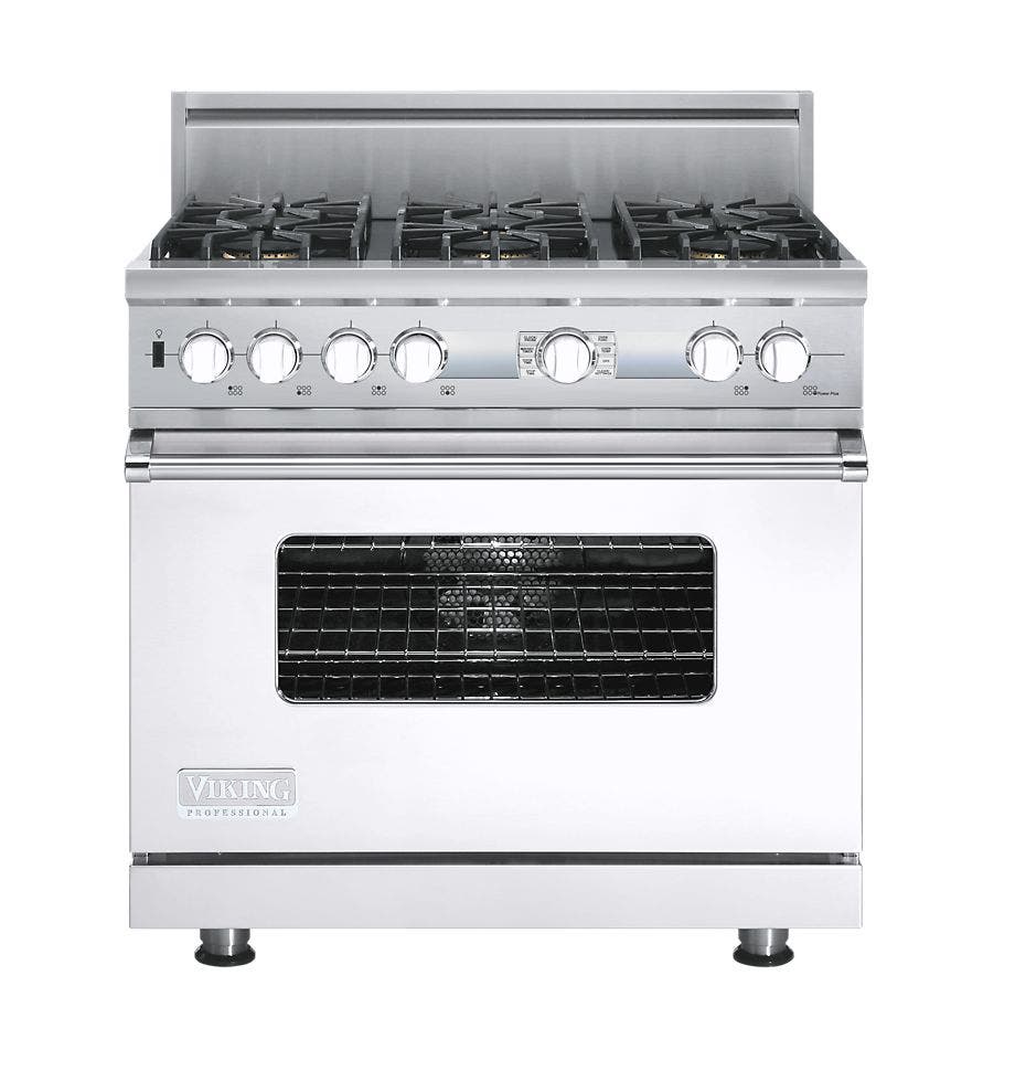 Viking VDSC536T6BWH White, Natural Gas