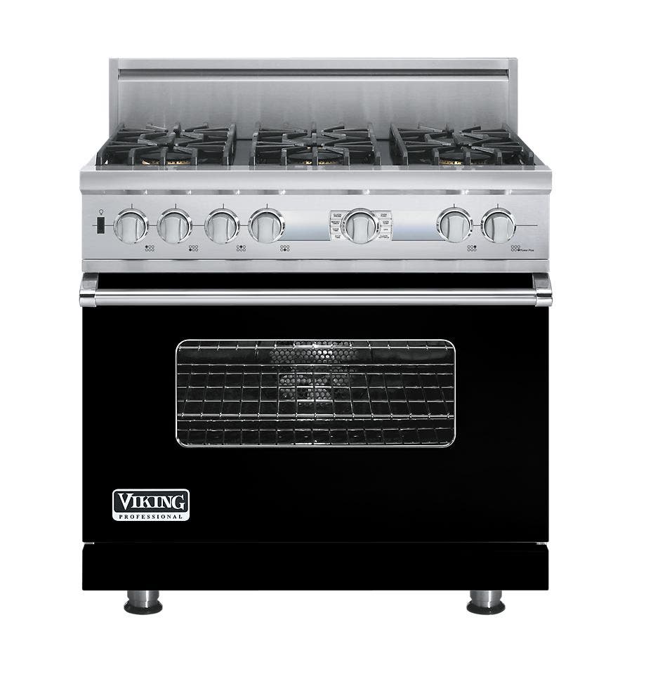 Viking VDSC536T6BBK Black, Natural Gas
