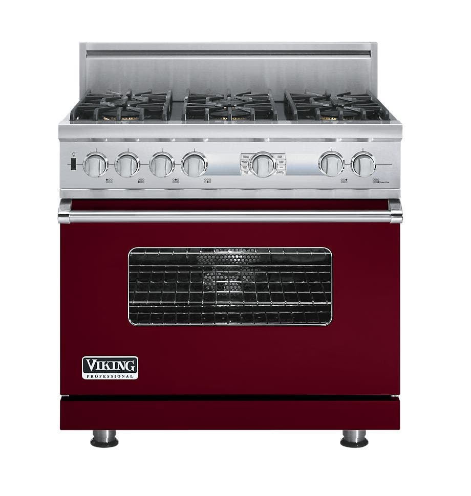 Viking VDSC536T6BBU Burgundy, Natural Gas