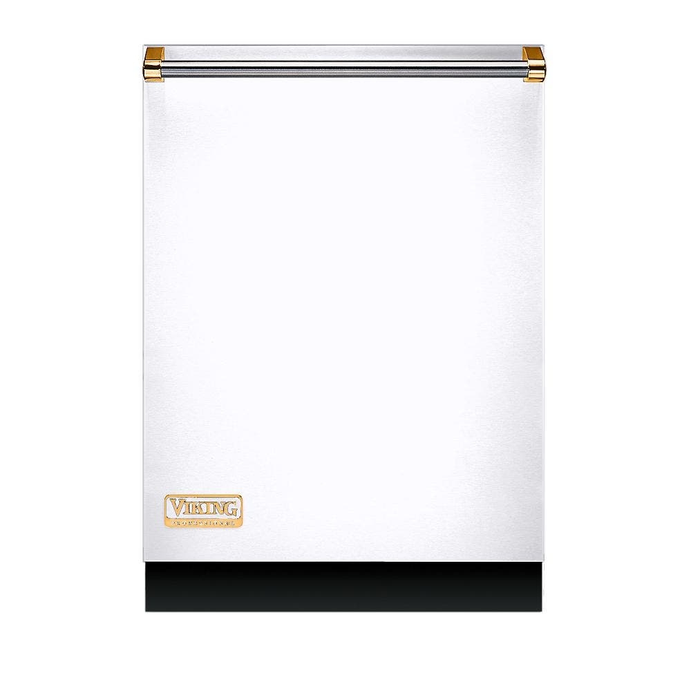 Viking PDDP24WHBR White with Brass Trim