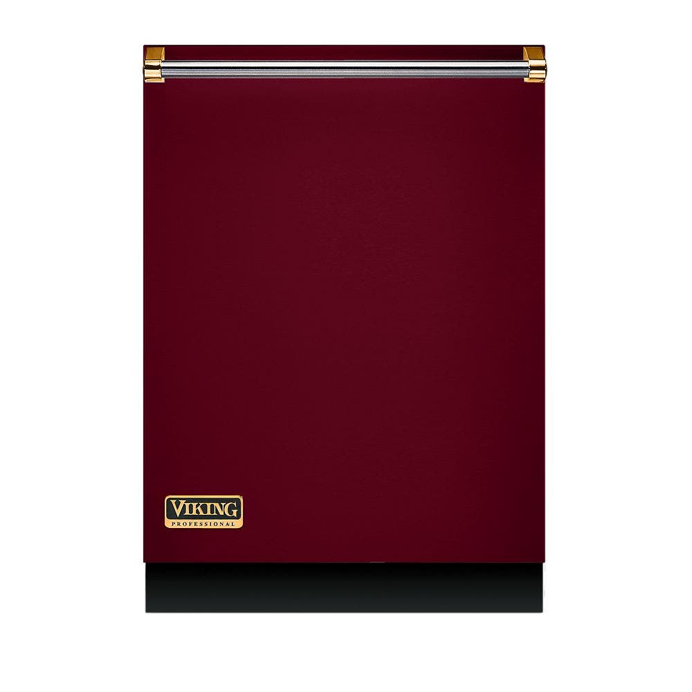 Viking PDDP24BUBR Burgundy with Brass Accent