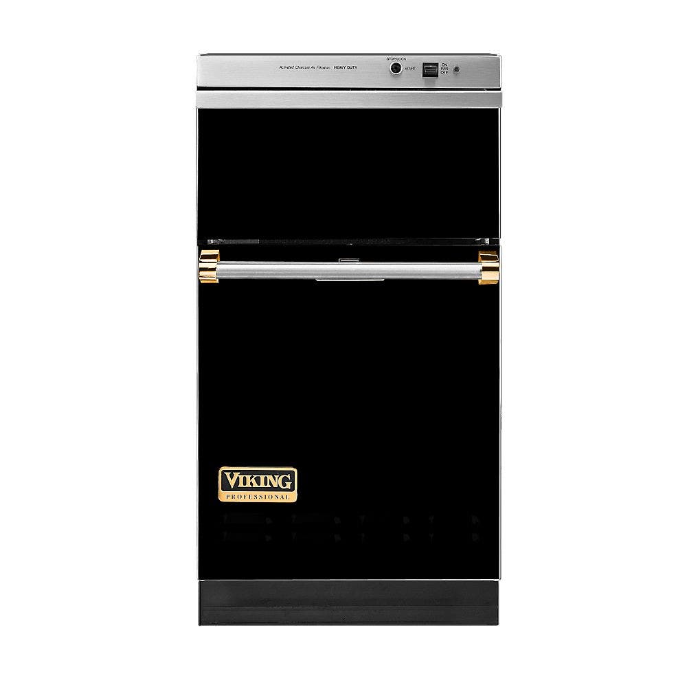 Viking VUC181BKBR Black with Brass Trim