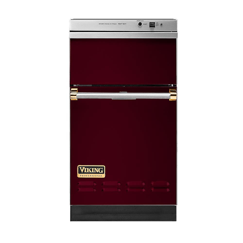 Viking VUC181BUBR Burgundy with Brass Accent