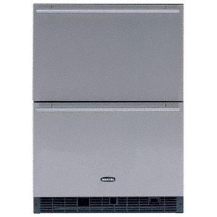 Marvel 60RDEBSFWI Black Cabinet/Stainless Door