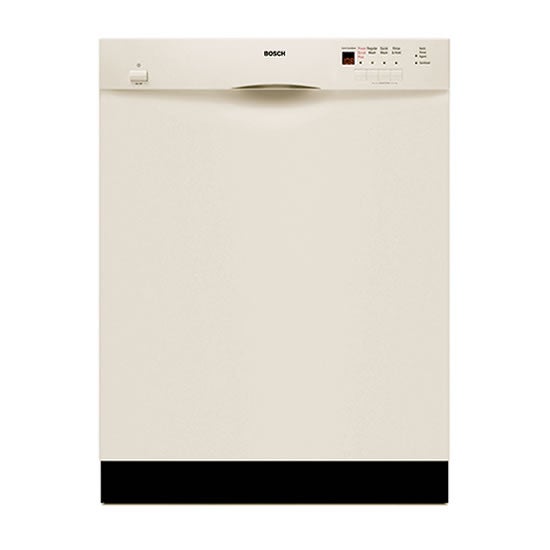 Bosch SHE44C07UC Full Console Dishwasher with 4 Wash Cycles, Platinum
