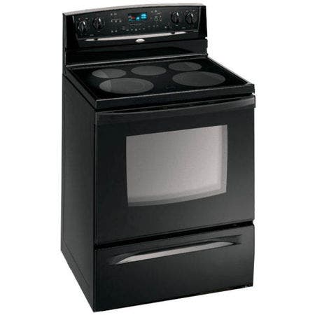 Whirlpool GR478LXPS Black on Stainless Steel