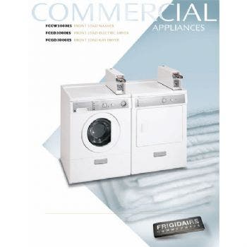 Frigidaire FCCW3000FS 27" Coin Operated Front-Load Washer