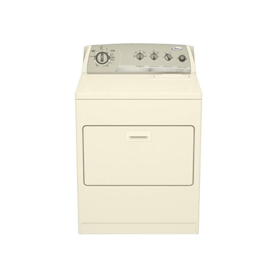 Whirlpool WED5800SG Bisque with Gold Metallic Console