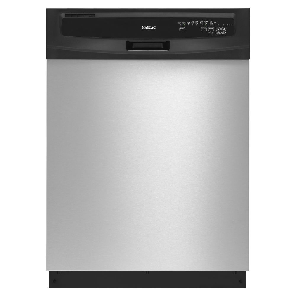 Maytag MDB4630AWS Full Console Dishwasher with 5 Wash Cycles, 12 Place