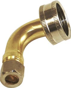 Whirlpool W10273460 3/4" x 3/8" Elbow Hose Fitting