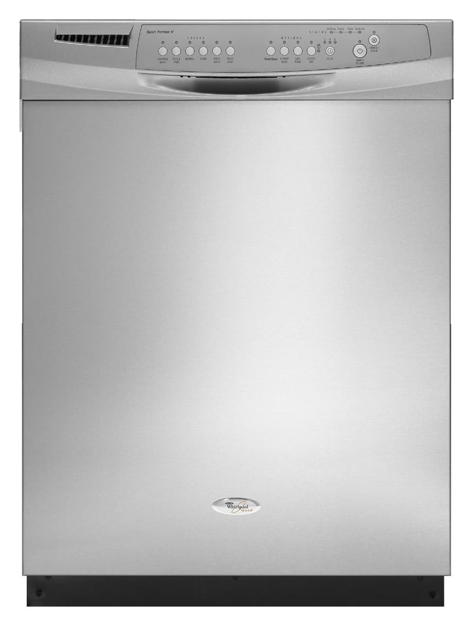 Whirlpool GU2800XTVY Monochromatic Stainless Cabinet