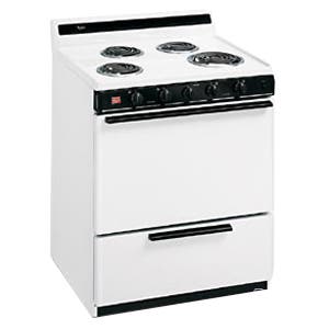 Whirlpool RF3010XEW White with Black Console