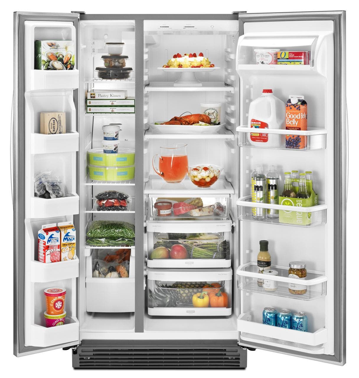 KitchenAid KSRS25MWMS 25.0 cu. ft. Side by Side Refrigerator
