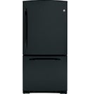 23.2 cu. ft. Bottom-Freezer Refrigerator with 3 Glass Shelves, Gallon Door Storage, Upfront Illuminated Temperature Controls, Crown Doors and Optional Ice Maker