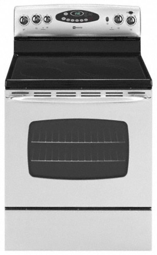 Maytag Mer5765ras 30 Freestanding Smoothtop Electric Range With 5 Radiant Elements 53 Cu Ft 5074