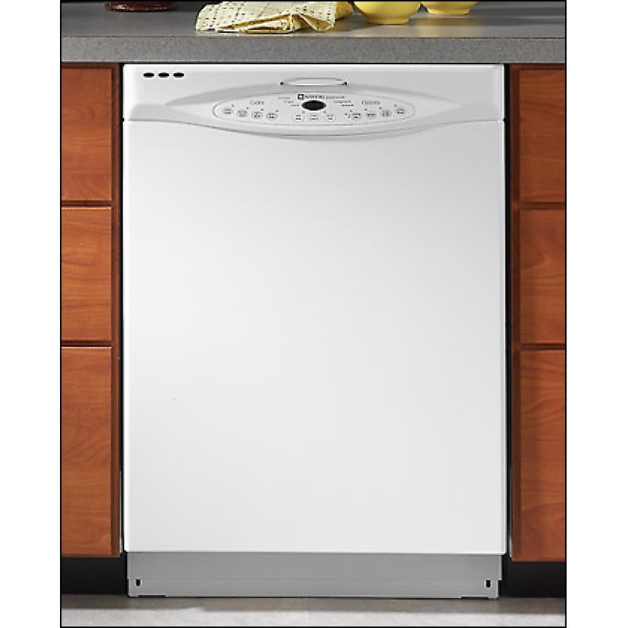 Maytag MDB8600AWW Jetclean II 24" BuiltIn Dishwasher with 5 Wash Cycles and FlexLoad Third Rack