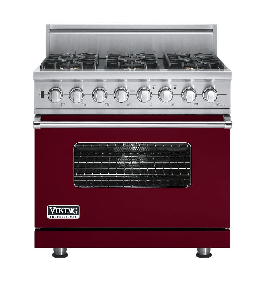 Viking VDSC5366BBU Burgundy,  Natural Gas