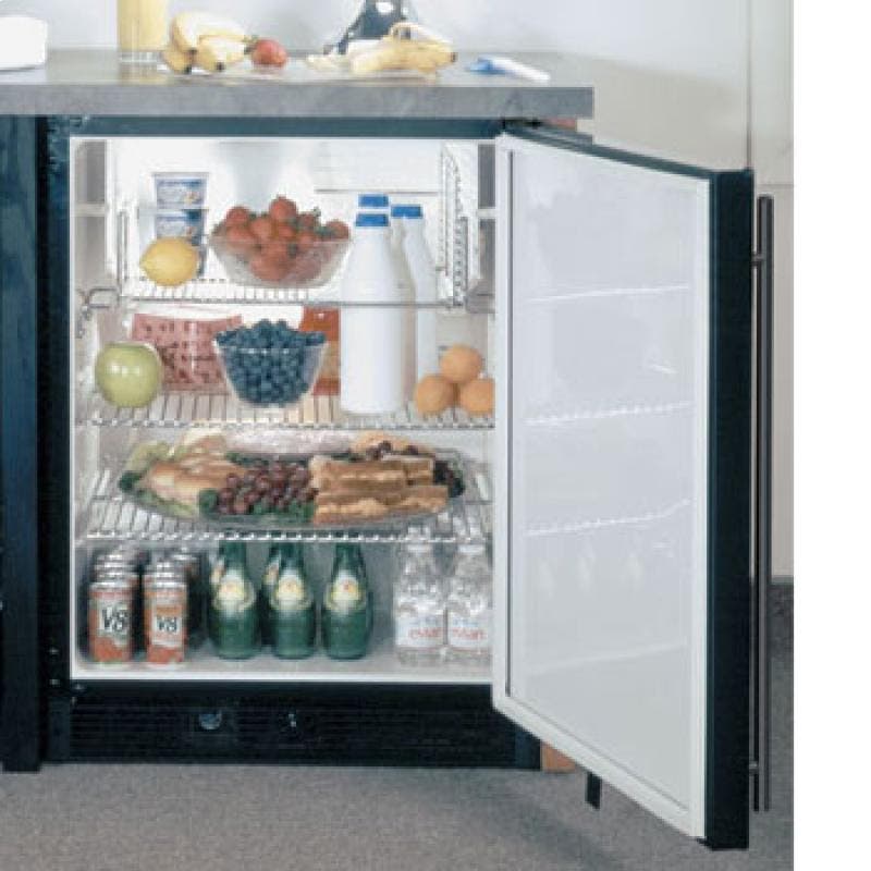 Marvel 6ADABS Black with Stainless Door Panel