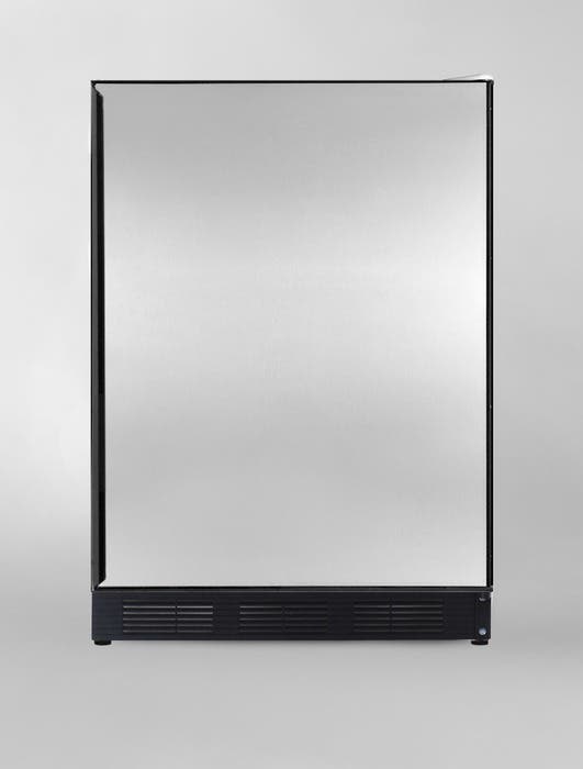 Summit CT67SS Stainless Panel with Black Frame